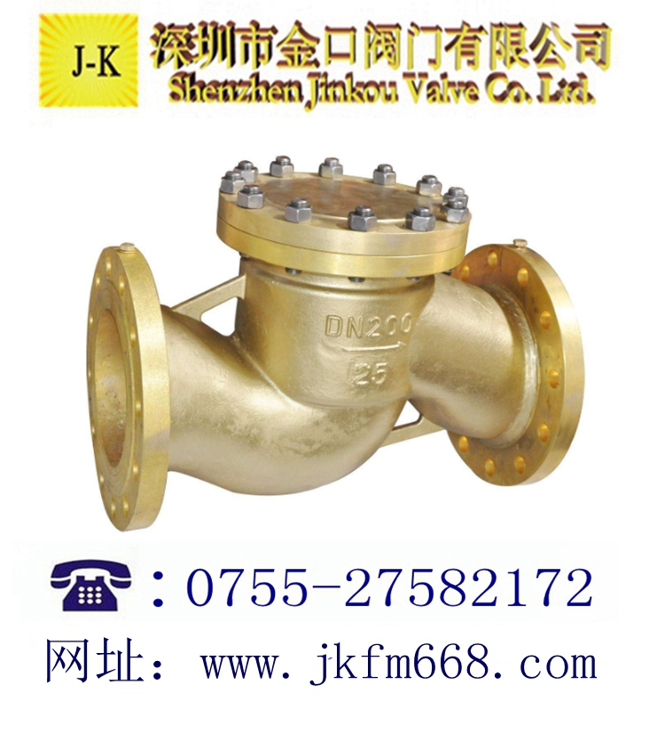 黃銅升降式黃銅止回閥